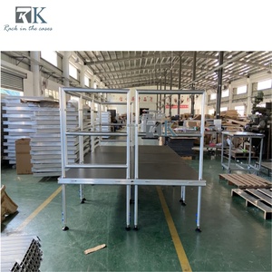Wholesale Easy Install Outdoor Portable Stage Podium Concert Four Leg Aluminum Stage Height Adjustable Stage <b>Platform</b> for Event - Product Image 4