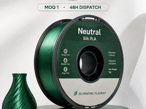Filamento de Impresora 3D PLA Verde Seda Neutro de 1.75mm y 1kg, Brillo Esmeralda, 8 Colores, Envío Rápido para Bambu Lab y Creality - Product Image 6