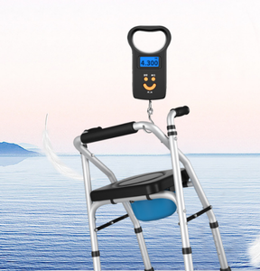 Aluminum alloy <b>walking</b> aid for assistance in <b>walking</b>, sitting toilet aid, <b>walking</b> stick aid, <b>walking</b> aid for toddlers, <b>with</b> whee - Product Image 2