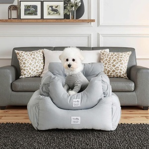 Venta al por mayor desmontable mascota <span class=keywords><strong>perro</strong></span> elevador asiento de <span class=keywords><strong>coche</strong></span> <span class=keywords><strong>cama</strong></span> de asiento trasero para todo tipo de <span class=keywords><strong>coche</strong></span> comodidad de viaje para perros - Product Image 3
