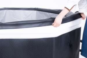 高級カスタムレイジーバブルSPAPEフォーム充填ワールプールマッサージバス浴槽インフレータブル屋外ホットタブSPA - Product Image 4