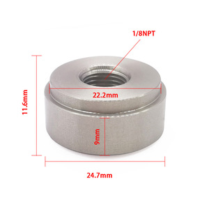 ข้อต่อเชื่อมเกลียวสแตนเลส Jiax ขนาด 1/8 NPT M18X1.5 สำหรับอะไหล่ยานยนต์ - Product Image 2