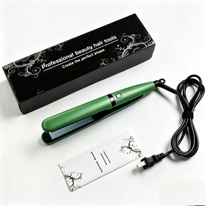 Calentamiento Instantáneo de 45w 160-210 ° <span class=keywords><strong>Plancha</strong></span> de <span class=keywords><strong>Pelo</strong></span> con Rango de Temperatura de 10 Niveles, Placa de 1 Pulgada y Pantalla Digital para el Cuidado del Cabello Rizado - Product Image 1