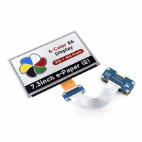 Module d'écran électronique à encre électronique Raspberry Pi de 7,3 pouces à 6 couleurs, microcontrôleur STM32, communication SPI, écran papier électronique