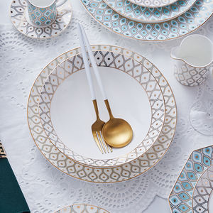 Pour les ensembles de vaisselle de la série Bone China Peacock de l'usine Chaozhou-<span class=keywords><strong>Style</strong></span> <span class=keywords><strong>oriental</strong></span> étanche au four - Product Image 5
