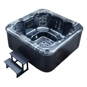 Zeven Personen Vrijstaande Massage Hot Tub Zwembad Hydrotherapie Buiten Zwemspa 'S Acryl Oem Odm Whirlpool Spa