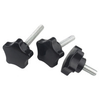 M4 M5 M6 Super Duplex Acier inoxydable SS 2205 2507 A286 904L 1.4410 Noir Plastique Nylon Tête Torx Bouton Vis à oreilles