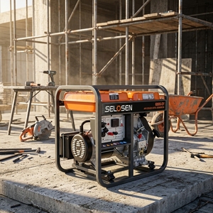 6kVA 110v/220v Open <b>Generator</b> Backup Power Generation Machine 6.2kW 380v Three Phase 400V Start 6900S-3 Complete Generato - Product Image 5