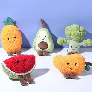 Eco friendly Fruit Shape Pet <b>Plush</b> Squeaky Toy Bite-resistant Pet Dog Chew Toys Durable Teeth Cleaning Interactive Pet Supplies - Product Image 2