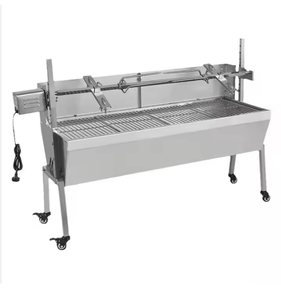 Chuyên nghiệp thép không gỉ than Rotisserie nướng tự động động cơ điện cho gà Pig Lamb BBQ nhổ rang xay - Product Image 3