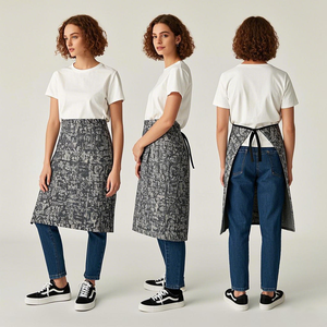 Nhà máy tùy chỉnh mặc kháng vải nửa Tạp dề độc đáo monogramming cho một liên lạc cá nhân - Product Image 3