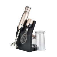 Mixeur plongeant avec moteur en cuivre pur, design ergonomique, commande par bouton-poussoir, boîtier en plastique pour usage domestique