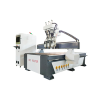 Machine de menuiserie multi-têtes/à trois processus 1325-3 Bon prix Cnc /1325 Machine de gravure sur bois à trois processus Cnc Router