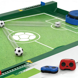 Jeu <span class=keywords><strong>de</strong></span> football <span class=keywords><strong>de</strong></span> table télécommandé pour deux joueurs, kit d'assemblage DIY, jeu <span class=keywords><strong>de</strong></span> football <span class=keywords><strong>de</strong></span> table interactif familial - Product Image 4