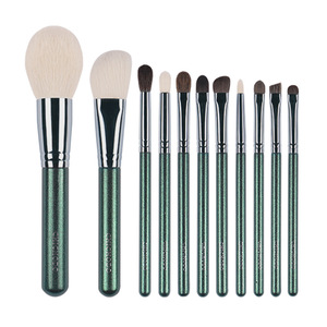 Juego de Brochas de Maquillaje Cangzhou de 11 Piezas, Fibras Sintéticas, Forma Redonda, para Aplicación de Base - Product Image 4