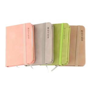 <span class=keywords><strong>Livre</strong></span> de couverture en cuir PU avec bande élastique Journal en cuir PU A5 Journal d'écriture - Product Image 6