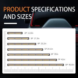 29 "COB LED avertissement <span class=keywords><strong>clignotant</strong></span> barre lumineuse camion toit grille stroboscopique DRL lumières Flash lampe de travail d'urgence pour <span class=keywords><strong>voiture</strong></span> 12V à 24V - Product Image 3
