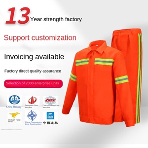 Bán buôn nhà máy-<span class=keywords><strong>in</strong></span> đồng phục vệ sinh phù hợp cho xây dựng đường cảnh quan thành phố làm việc được làm từ bông - Product Image 1