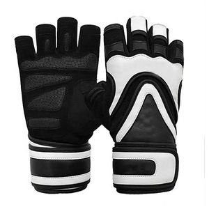 Gants de musculation respirants avec support de poignet, unisexes, pour la gym et la musculation, gants demi-doigts unisexes - Product Image 1