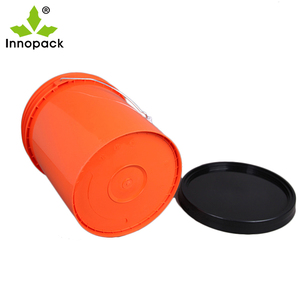 Cubo de plástico de 15L de alta calidad con tapa Impreso personalizado en colores objetivo Material PP directo de fábrica para tambores Cubos y barriles - Product Image 4