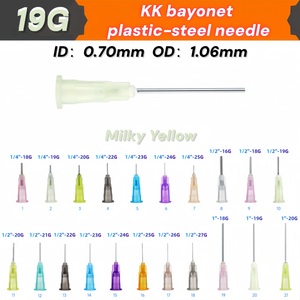 KK Bayonet 1'' 25mm Paslanmaz Çelik Plastik 18G 19G 20G Plastik İğne Dağıtıcı Tutkal İğnesi Endüstriyel Tek Kullanımlık İğneler - Product Image 3