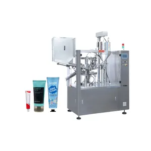 Automatic High Speed Toothpaste Paint Ointment Aluminum Metal Tube Filling Machine