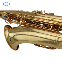 OEM Musical Instrument Popular Grade Classic Structure Gold Lacquer Alto Saxophone