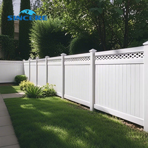Classique et populaire <span class=keywords><strong>blanc</strong></span> résistant à la Corrosion solide et facile à installer maison jardin cour Villa arrière-cour sécurité <span class=keywords><strong>Pvc</strong></span> clôture - Product Image 2