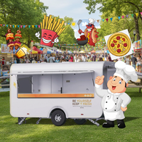 Nouveaux camions de restauration mobiles en fibre de verre 2024 à prix compétitif – Camions de restauration rapide à vendre pour les grossistes