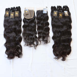 11a Grade <b>Body</b> <b>Wave</b> 100% Raw Virgin Human Hair Bundles With 13x4 Frontal And 4x4 Lace Closure Raw Human Hair Bundles - Product Image 1