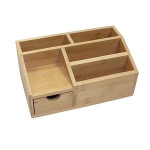 Desktop <b>storage</b> <b>box</b>, Japanese bamboo and wood cosmetic <b>storage</b> <b>box</b>, <b>drawer</b> <b>storage</b> <b>box</b>, organizer <b>box</b>, export customized model. - Product Image 5
