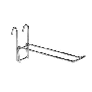 Crochets de <span class=keywords><strong>grille</strong></span> murale robustes en argent, crochets de présentation en métal antirouille pour les présentoirs de magasins de détail et de supermarchés - Product Image 4