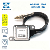 Sensor de Óxido de Nitrógeno NOx 5WK96610G 758712901 para Motor BMW de 12V, Nuevo Reemplazo, Proveedor de Fábrica al por Mayor