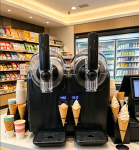 เครื่องทำไอศกรีมซอฟต์เสิร์ฟอัตโนมัติขนาดเล็กสำหรับร้านน้ำชาใหม่ - Product Image 5