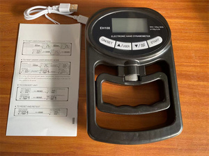 Testeur de force de préhension numérique 396Lbs/180Kg avec écran LCD pour l'entraînement des avant-bras haltérophilie des doigts - Product Image 6