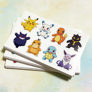 TEDDY DIY Kiss Cut Stickers A4 A5 Vinyl Glitter <strong>Deco</strong> for Kids Anime Kiss Cut Stickers <strong>Sheets</strong> - Product Image 3