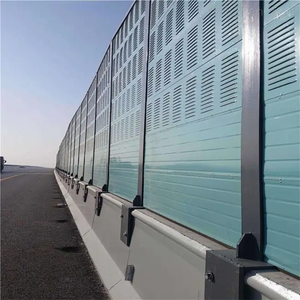 High Impact-Resistant Aluminum Modern Noise Wall <strong>Road</strong> Highway Airport Acoustic <strong>Barriers</strong> with NRC 30-35 for Noise Reduction - Product Image 4