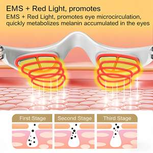 Masseur pour les yeux, élimine les rides, les poches, les gonflements, micro-courant chauffant, masseur pour les yeux contre les cernes, les poches sous les yeux, la fatigue - Product Image 6