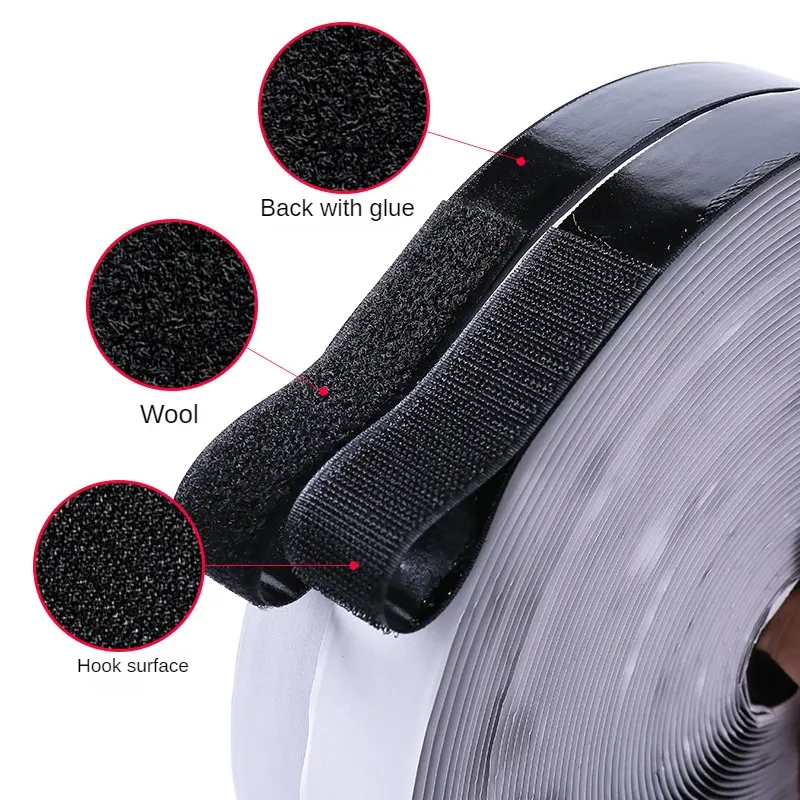 sew on hook and loop tape fastener tape Strap Sticky Industrial Strength for sale