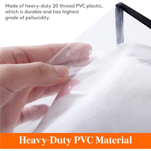 Bolsas de almacenamiento de ropa transparentes de 40L, 60L, 90L, manta de plástico, bolsas móviles plegables con cremallera, organizadores de armario, contenedores de almacenamiento - Product Image 3
