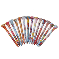 Nouveaux tees de golf à pointe souple, légers, durables, incassables, personnalisables en couleur et motif, accessoires et fournitures de golf
