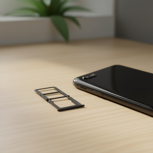 Tiroir de carte SIM Oppo A53s noir double emplacement pour carte Micro SD pour téléphone portable - Product Image 3