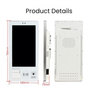 Factory Supply 21.5 Inch Self Pos Machine Order Kiosk Wide Screen Self Service <b>Printing</b> Kiosk - Product Image 2