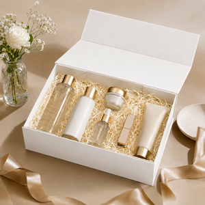 <b>White</b> Recyclable Custom Logo Clothing Shoe Folding Packaging Paper <b>Box</b> Cardboard Rigid Folded Magnetic Closure <b>Gift</b> <b>Box</b> - Product Image 4