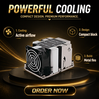 Pendingin CPU Aktif LGA3647 2U untuk Prosesor Intel Xeon Scalable Generasi ke-2