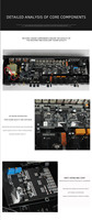 GAX-8FX professionnel KTV Audio mélange préprocesseur effet musique Microphone processeur de son
