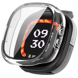 Étui de protection en verre trempé pour <span class=keywords><strong>montre</strong></span> intelligente <span class=keywords><strong>Fitbit</strong></span> Ace LTE, protecteur d'écran, coque pare-chocs rigide en PC, accessoires - Product Image 1