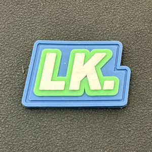Personalized 2D 3D logo Custom Iron on Soft Anime Pvc Clothing Rubber Badge Custom Design Clothing Rubber Pvc Silicone Patch - Product Image 1