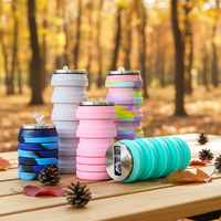 Bouteille d'eau pliable de haute qualité sans BPA pour les sports de plein air, la randonnée, la course à pied, bouteille d'eau portable à boire directement