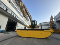 Excavatrice amphibie sur chenilles en aluminium Cat320cl 320d pour marais et zones boueuses